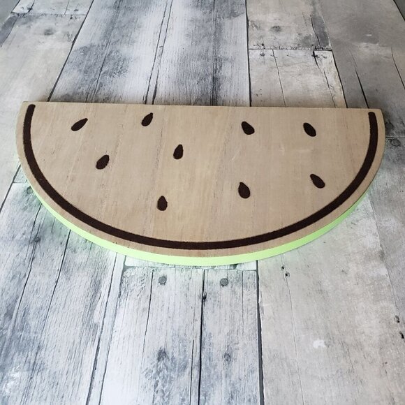 Watermelon Serve Board With Green Edge - Picture 1 of 4